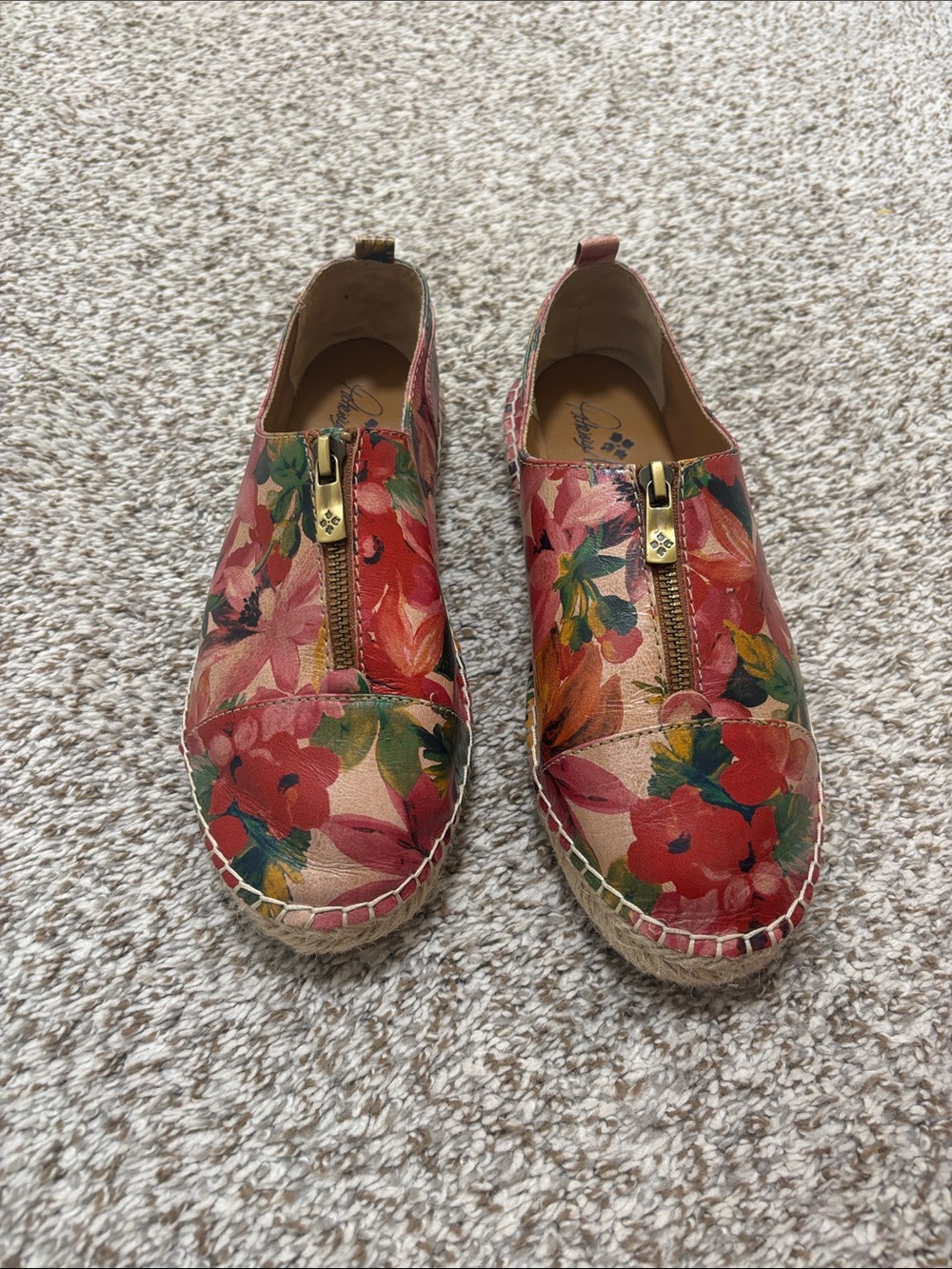 Patricia Nash floral leather shoes 8.5